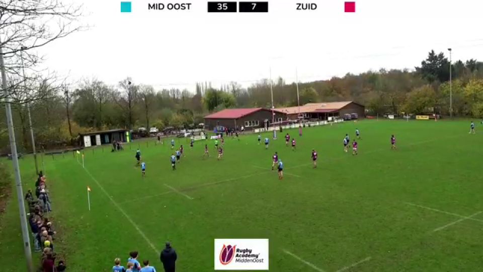 [Replay] u16 RUGBY Regio Midden Oost vs Regio Zuid 